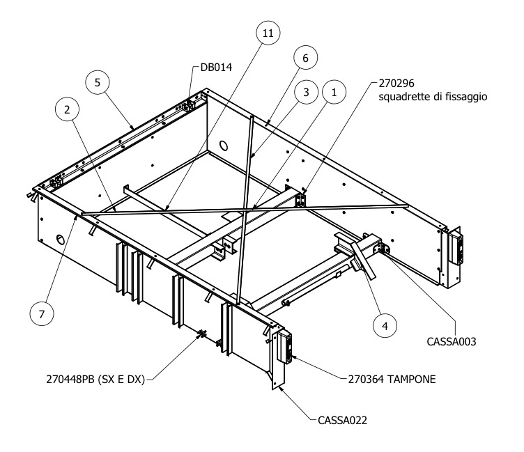 PACM - PUSC - Cassaforma zincata per pedane idrauliche